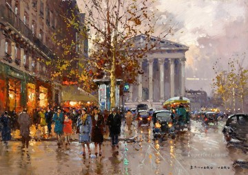 EC rue Royale Madeleine 1 パリジャン Oil Paintings